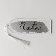 Load image into Gallery viewer, Personalized Clear and Painted Acrylic Bookmarks