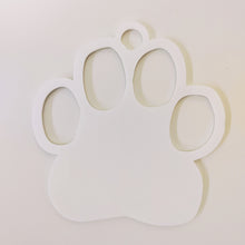 Load image into Gallery viewer, White Paw Acrylic Ornaments