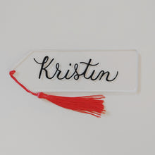 Load image into Gallery viewer, Personalized Clear and Painted Acrylic Bookmarks
