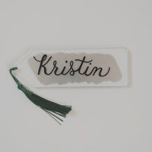 Load image into Gallery viewer, Personalized Clear and Painted Acrylic Bookmarks