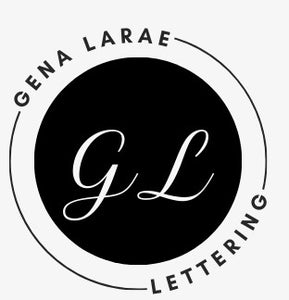Gena Larae Lettering