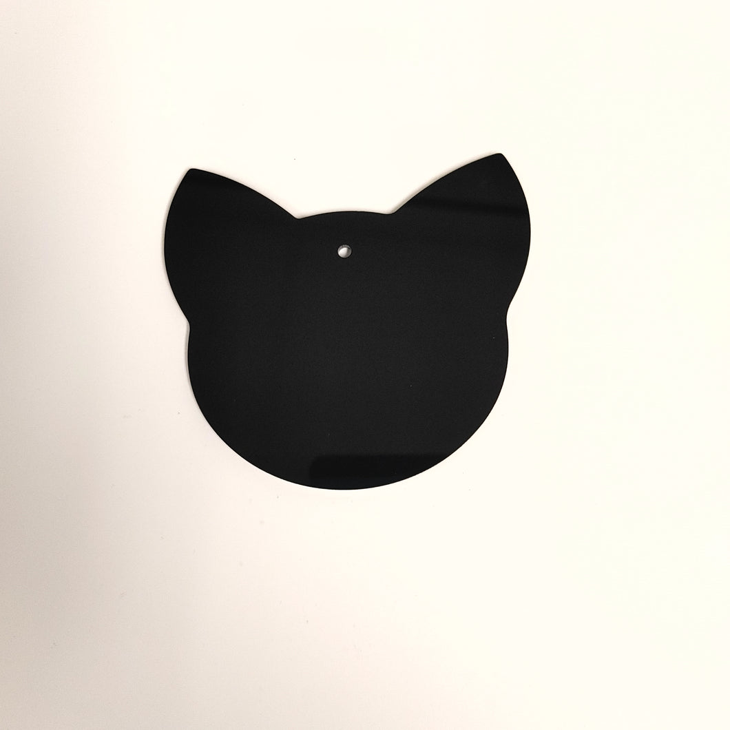 Black Acrylic Cat Ornaments