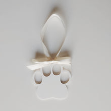 Load image into Gallery viewer, White Paw Acrylic Ornaments
